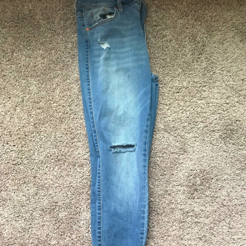 High Waisted Ankle Jegging Jeans